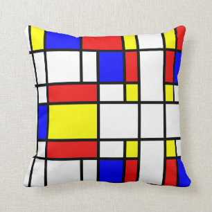 Geïnspireerd door Mondrian Kussen