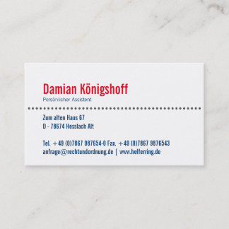 Geïnspireerd door Transsylvanië Visitekaartje