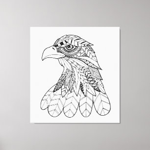 Geïnspireerd Eagle 11 Canvas Afdruk