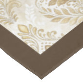 geïnspireerd ivoor Damask Delicate Waterverf Tafelkleed (Gekanteld)