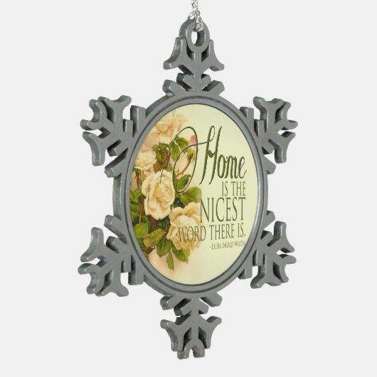 geïnspireerd kerstversiering tin sneeuwvlok ornament (Links)