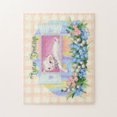 geïnspireerd Lam in Easter Egg Jigsaw Puzzel (Verticaal)