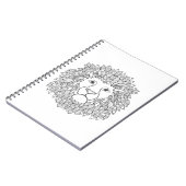 Geïnspireerd leeuwhoofd notitieboek (Linkerzijde)
