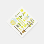 geïnspireerd limonadepatroon servetten (Hoek)