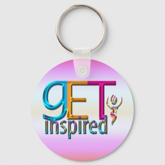 Geïnspireerd ~ Neon Sleutelhanger (Voorkant)