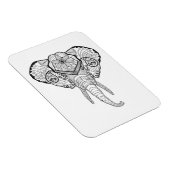 Geïnspireerd olifantenhoofd magneet (Rechterzijde)