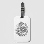 Geïnspireerd oog bagagelabel (Voorkant (verticaal))