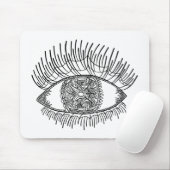 Geïnspireerd oog muismat (Met muis)