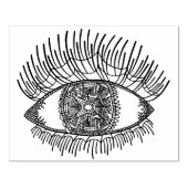 Geïnspireerd oog rubberstempel (Afrduk)