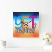 Geïnspireerd ~ Origineel Vierkante Klok (Huis)