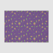  geïnspireerd Paarse bloemenweefsel papier (Voorkant)