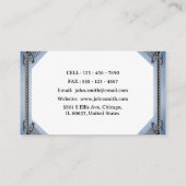  geïnspireerd PhD Student Visitekaartje (Achterkant)