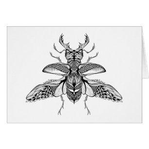 Geïnspireerd Psychedelic Stag-Beetle