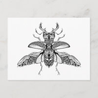 Geïnspireerd Psychedelic Stag-Beetle