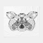 Geïnspireerd raket fleece deken (Voorkant (Horizontaal))