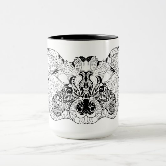 Geïnspireerd raket mok (Midden)