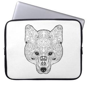 Geïnspireerd schuimhoofd laptop sleeve
