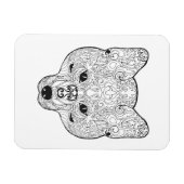 Geïnspireerd schuimhoofd magneet (Horizontaal)