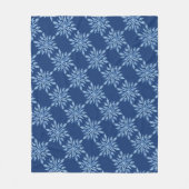 geïnspireerd sneeuwvlokpatroon fleece deken (Voorkant)