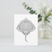 Geïnspireerd stereostemapparaat briefkaart (Staand voorkant)