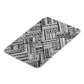 Geïnspireerd Tribal Art Patroon Magneet (Linkerzijde)