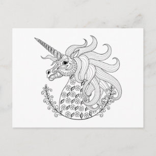 Geïnspireerd Unicorn Briefkaart
