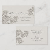   geïnspireerd Visitekaartje (Voorkant / Achterkant)