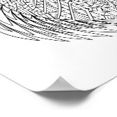 Geïnspireerd vogelmeel 2 poster (Hoek)