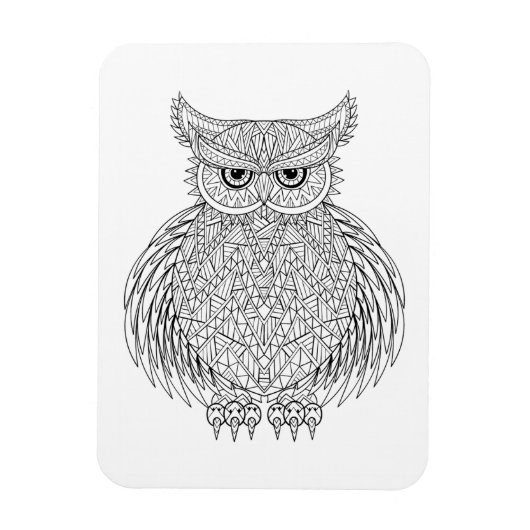 Geïnspireerd vogeltrekdier magneet (Verticaal)