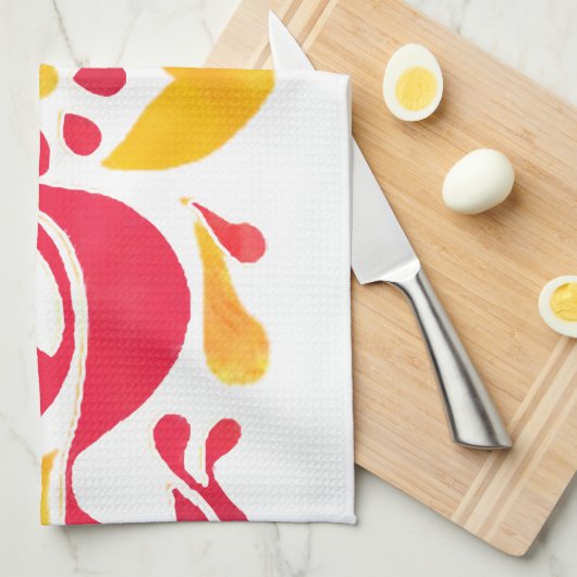 geïnspireerd vriendschap met vogelteattowel theedoek (Quarter Fold)