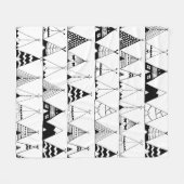 Geïnspireerd Wigwam Fleece Deken (Voorkant (Horizontaal))
