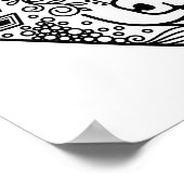 Geïnspireerd Wolf Head 2 Poster (Hoek)