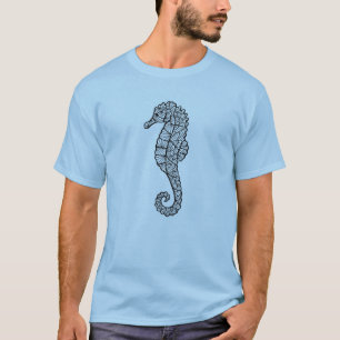 Geïnspireerd Zee paard T-shirt