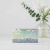  geïnspireerd zeegezicht Visitekaartje (Staand voorkant)