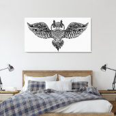 Geïnspireerde boomwortel canvas afdruk (Insitu (Slaapkamer))