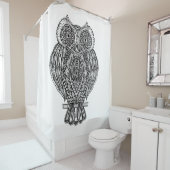 Geïnspireerde  boomwortel met handtekening douchegordijn (In situ)