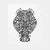 Geïnspireerde boomwortel met handtekening fleece deken (Voorkant)