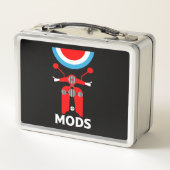  geïnspireerde Britse mods en rockers (Achterkant)