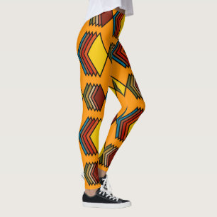 Geïnspireerde diamanten uit de jaren zeventig leggings
