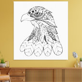 Geïnspireerde Eagle 11 Canvas Afdruk (Insitu (Woonkamer))