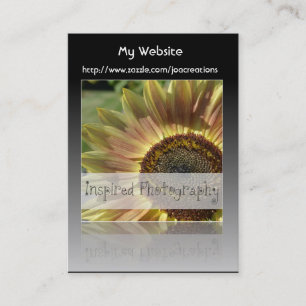 Geïnspireerde fotografie visitekaartje