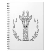 Geïnspireerde Giraffe Notitieboek (Voorkant)