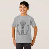 Geïnspireerde Giraffe T-shirt (Voorkant volledig)