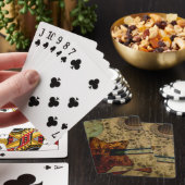 Geïnspireerde gitaarsterren pokerkaarten (Insitu)