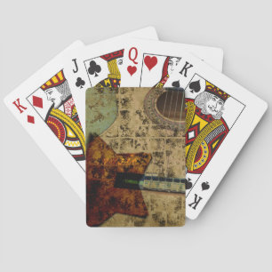 Geïnspireerde Gitar Sterren Pokerkaarten