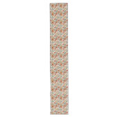 -geïnspireerde Herfst Floral Table Runner Classic Lange Tafelloper (Voorkant)