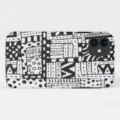 Geïnspireerde Indiase abstracte figuren Case-Mate iPhone Case (Achterkant (horizontaal))