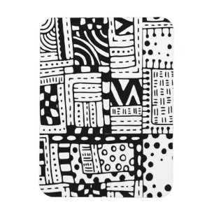 Geïnspireerde Indiase Abstracte figuren Magneet