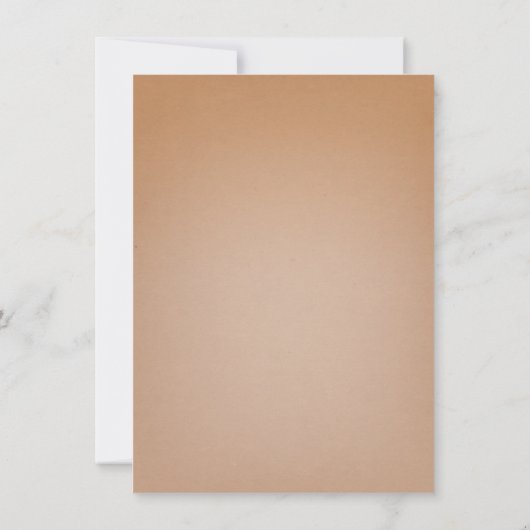 geïnspireerde Island Beach bruiloft uitnodiging (Achterkant)