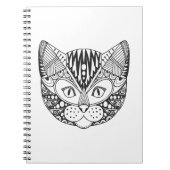 Geïnspireerde kat notitieboek (Voorkant)